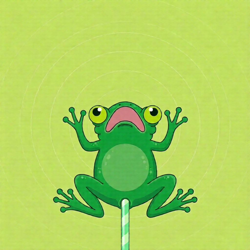 Frog On a Straw token